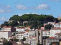 Castelo de S. Jorge is covered with trees